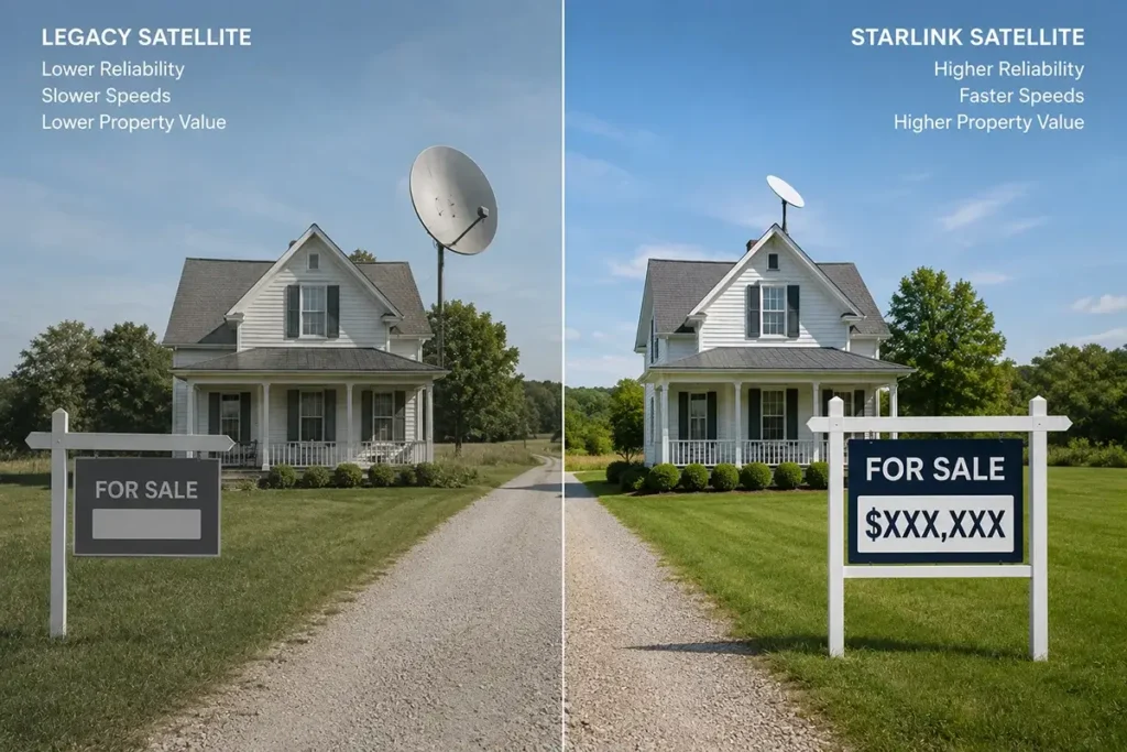 rural broadband property values